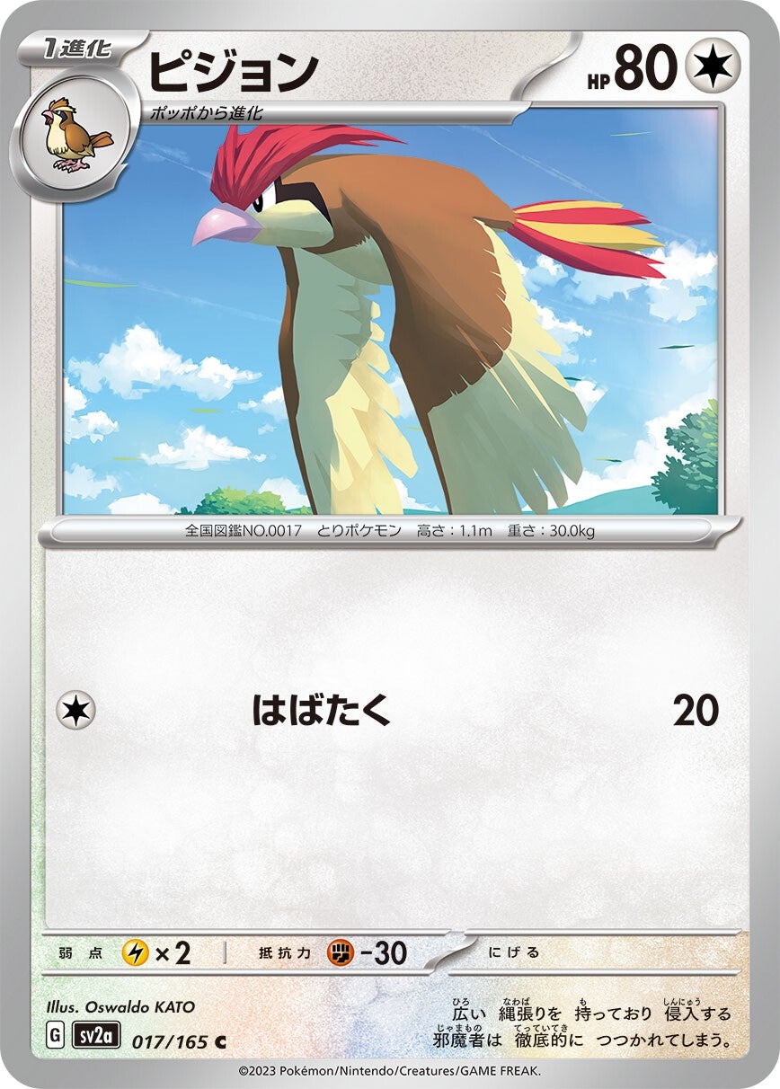 強化拡張パック「ポケモンカード151」ピジョン(C)